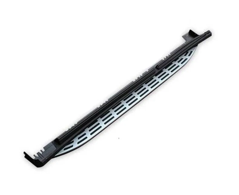 RX167 – BLACK HORSE Running Board, Polished Extruded Aluminum/ Black Trim Unlighted Frame Mount With Mounting Hardwar...